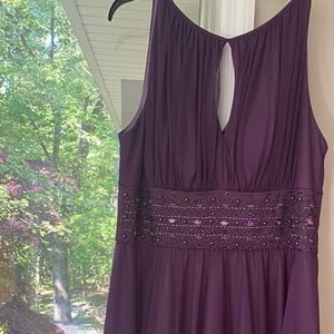 Purple cocktail dress